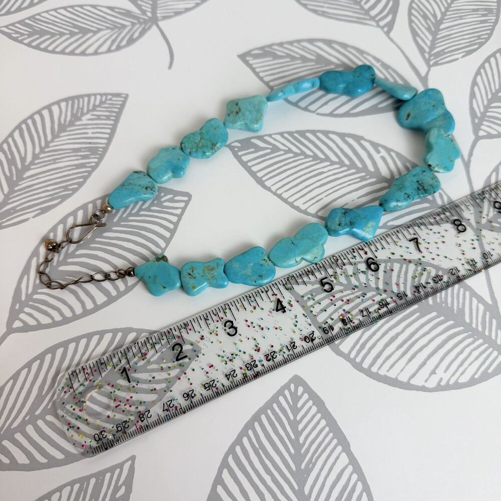 Jay King DTR 925 Necklace Mine Finds Turquoise Silver - Picture 6 of 6